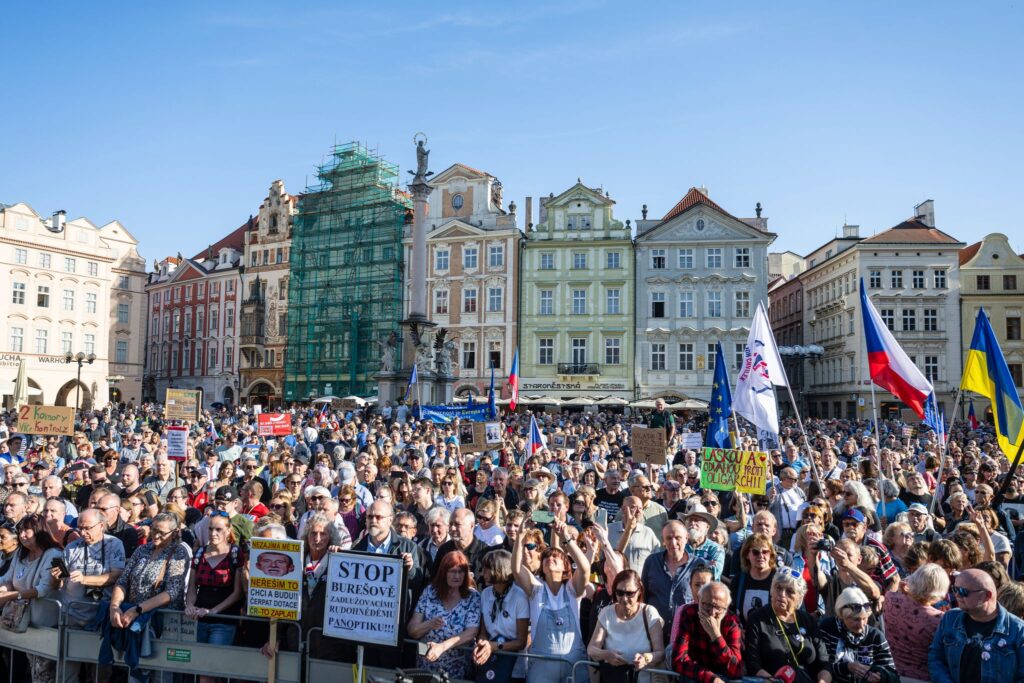 Proteste in Prag