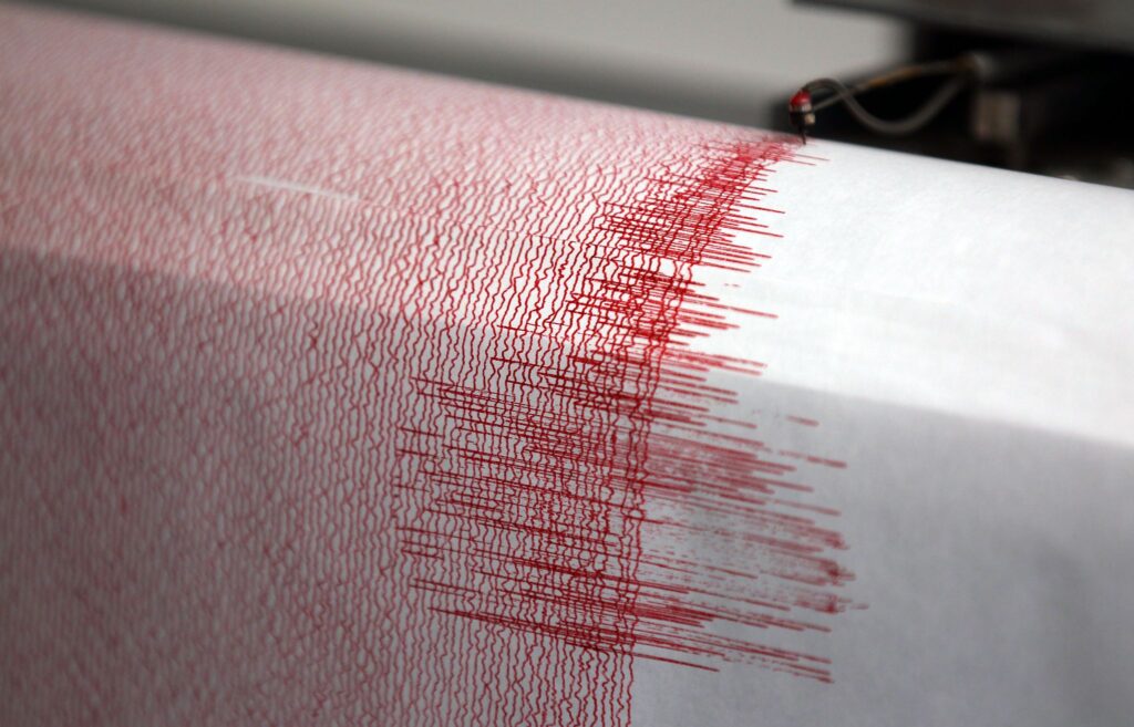 Erdbeben - Seismograph