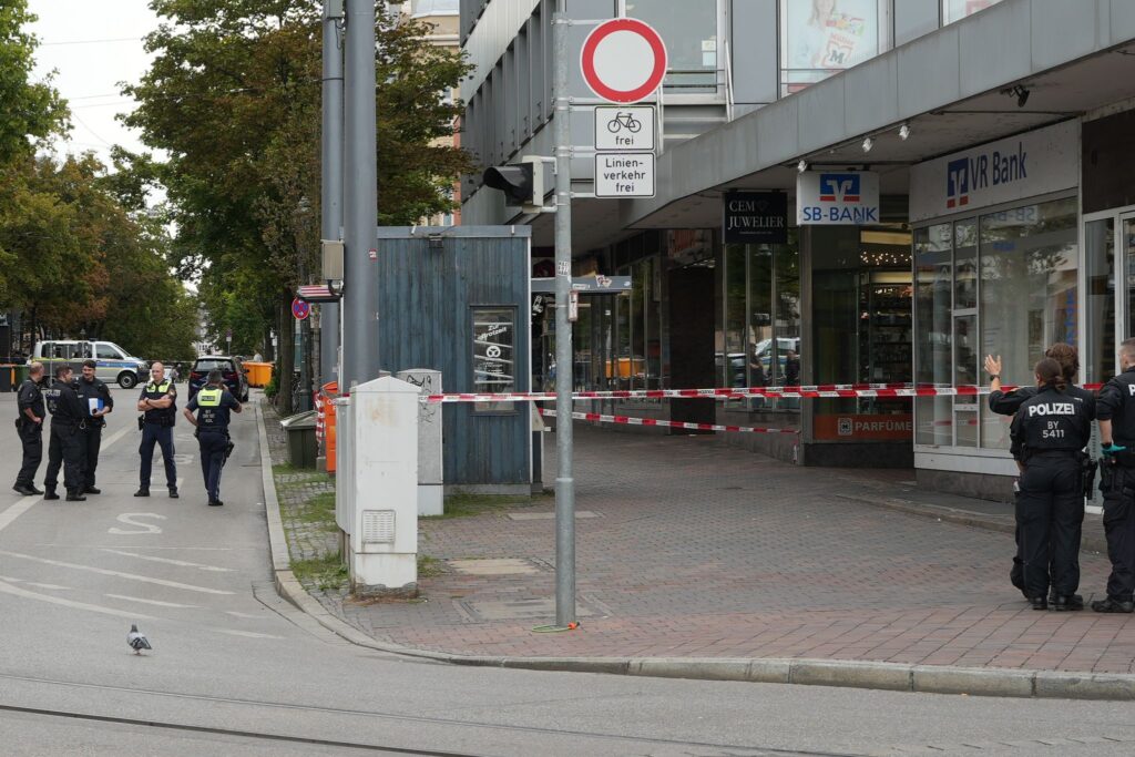 Explosion am Augsburger Hauptbahnhof
