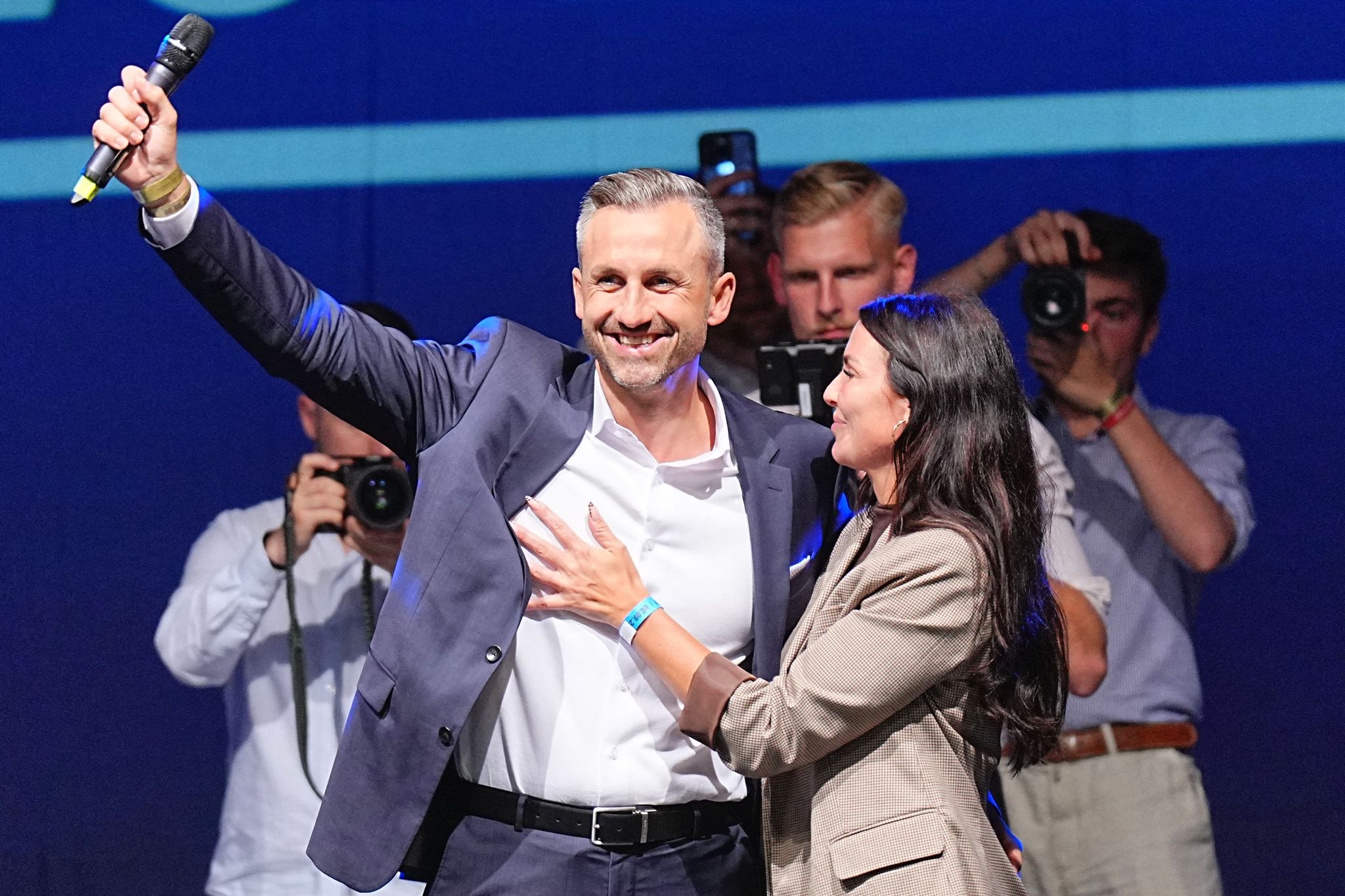 Landtagswahl in Sachsen-Anhalt - Wahlparty AfD