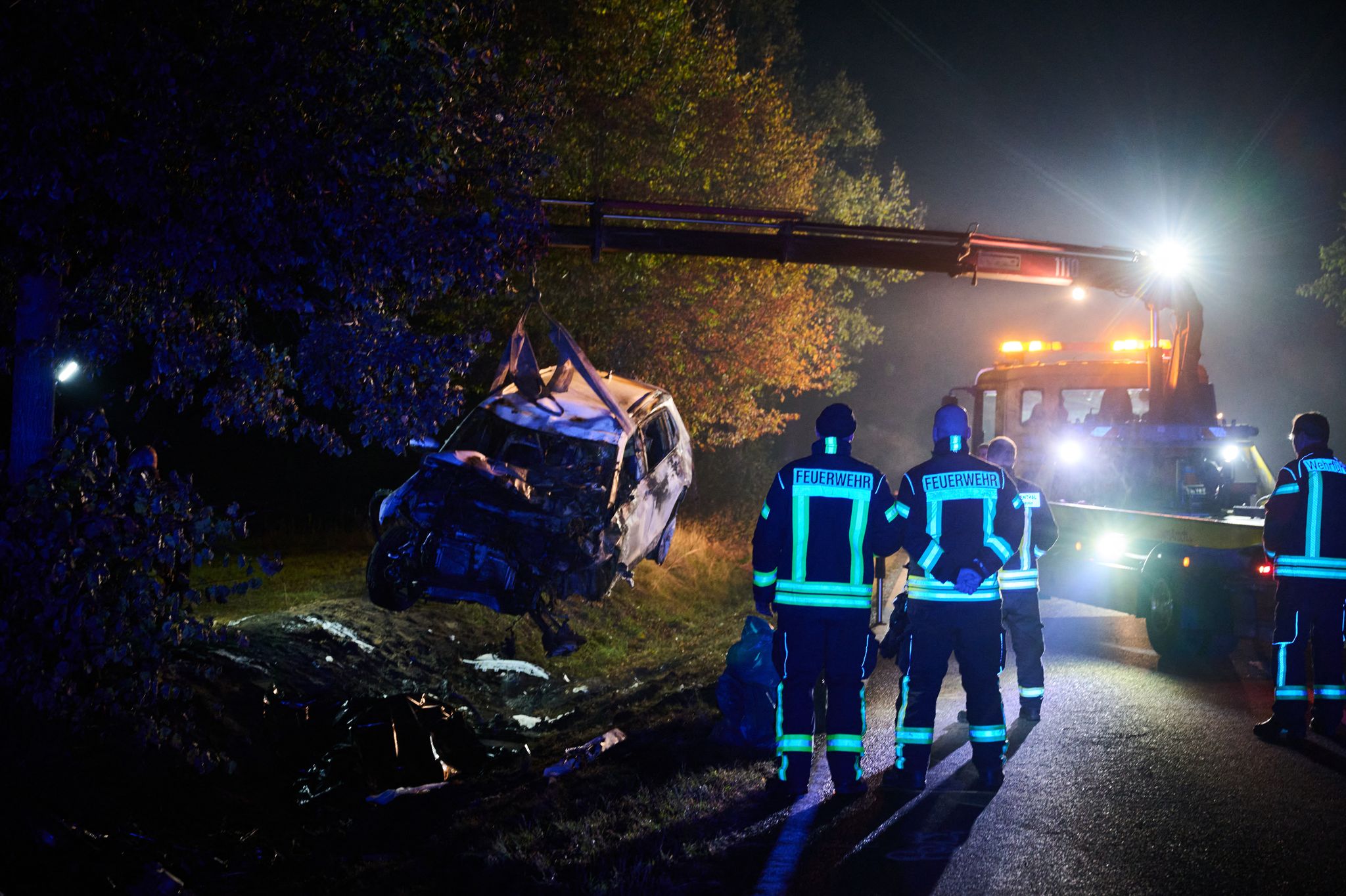 Tote bei Unfall auf Landesstraße in Brandenburg