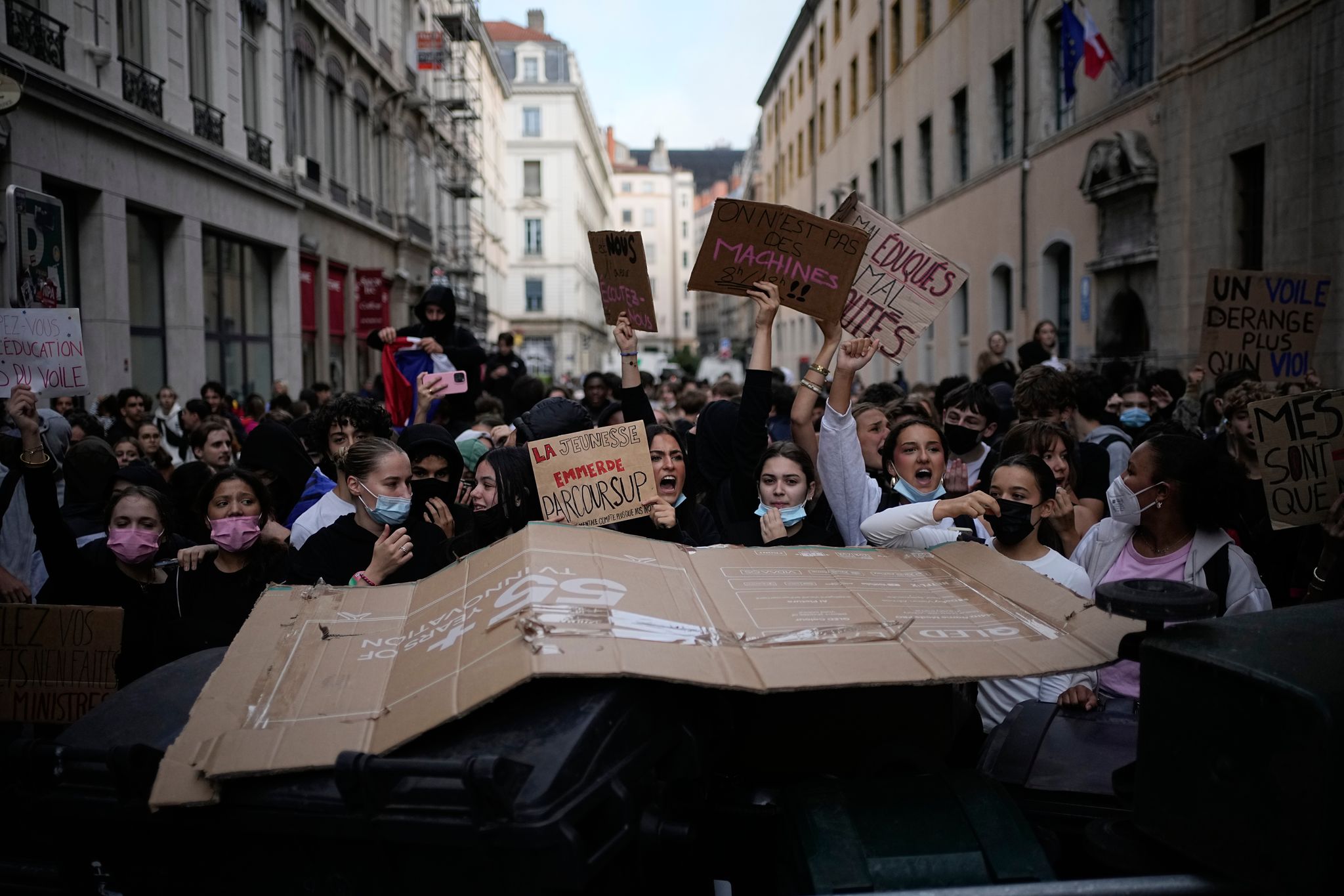 Schulproteste in Frankreich