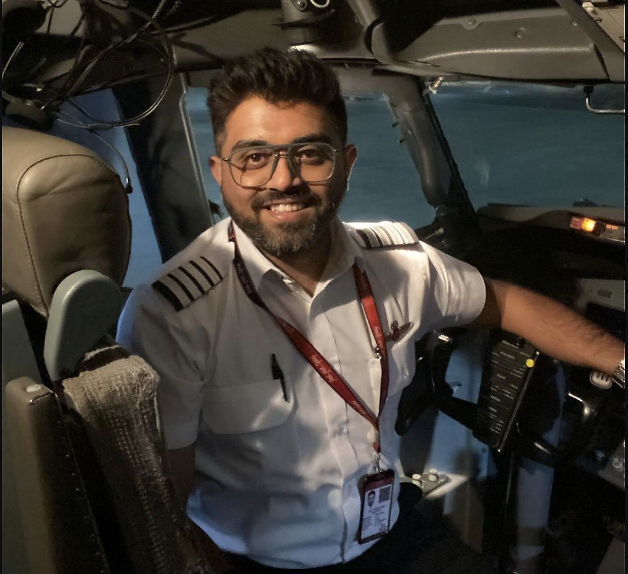 Der indische Flugkapitän Smit Machchhar