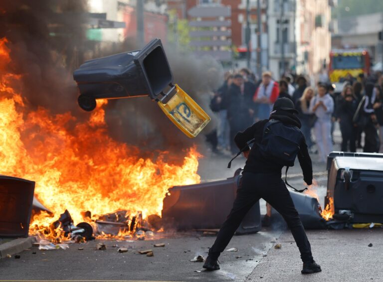 Schulproteste in Frankreich