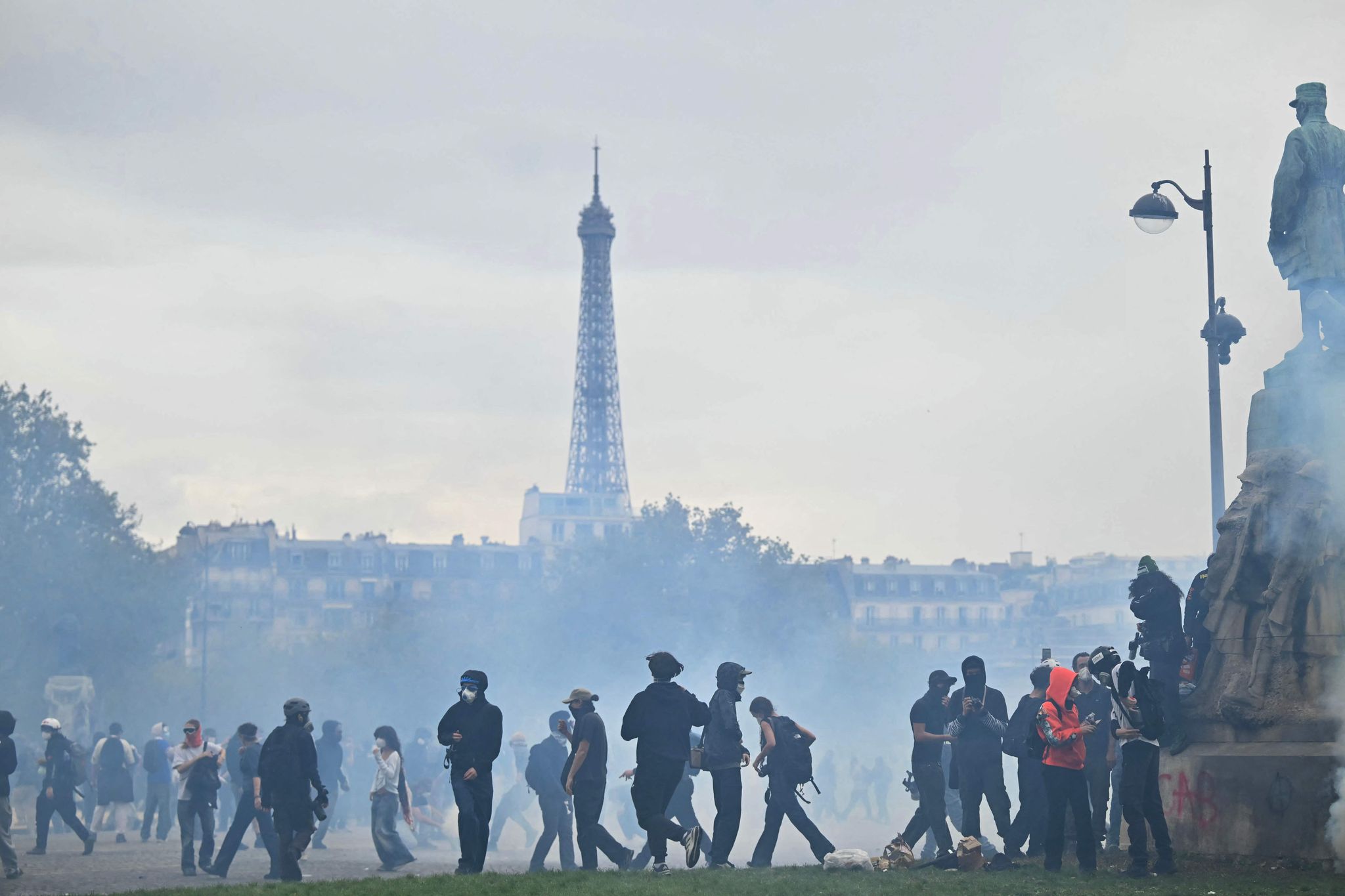 Schulproteste in Frankreich