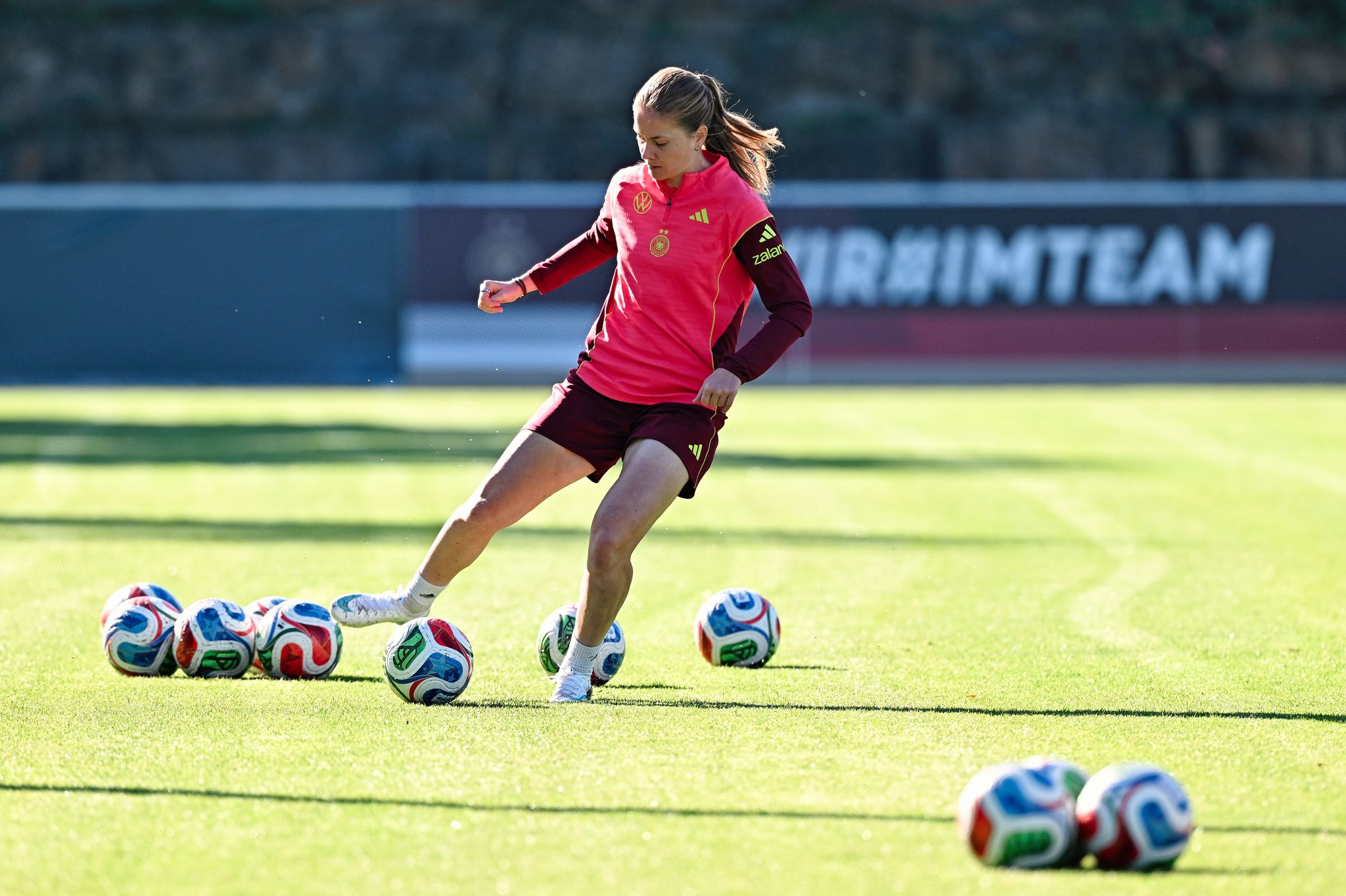Frauen-Fußballnationalmannschaft - Training