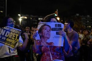 Demonstration zur Unterstützung des Maricarmen