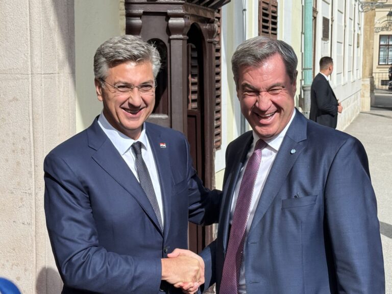 Ministerpräsident Söder in Kroatien