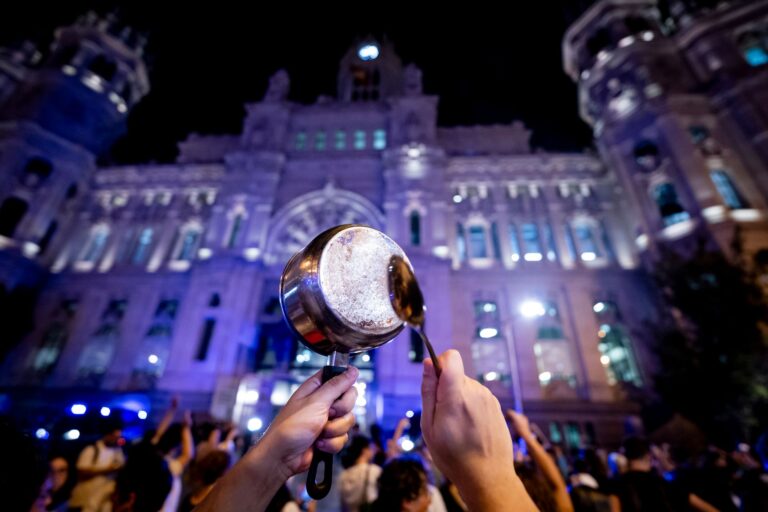Protest gegen Wohnungsnot in Spanien