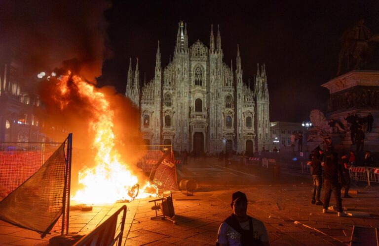 Proteste in Italien