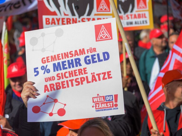 Kundgebung der IG Metall