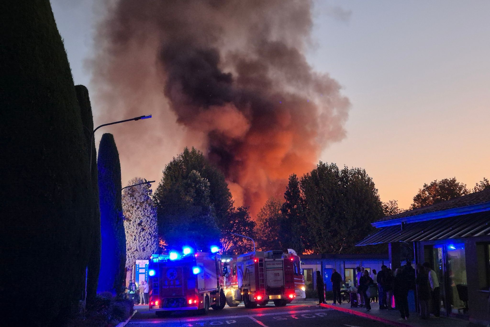 Brand auf Campingplatz am Gardasee