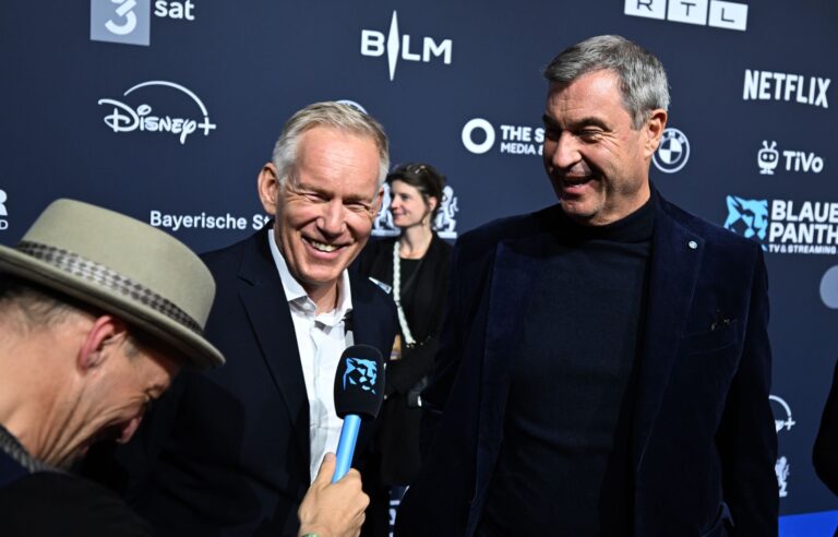 Verleihung des TV- und Streaming-Awards "Blauer Panther"