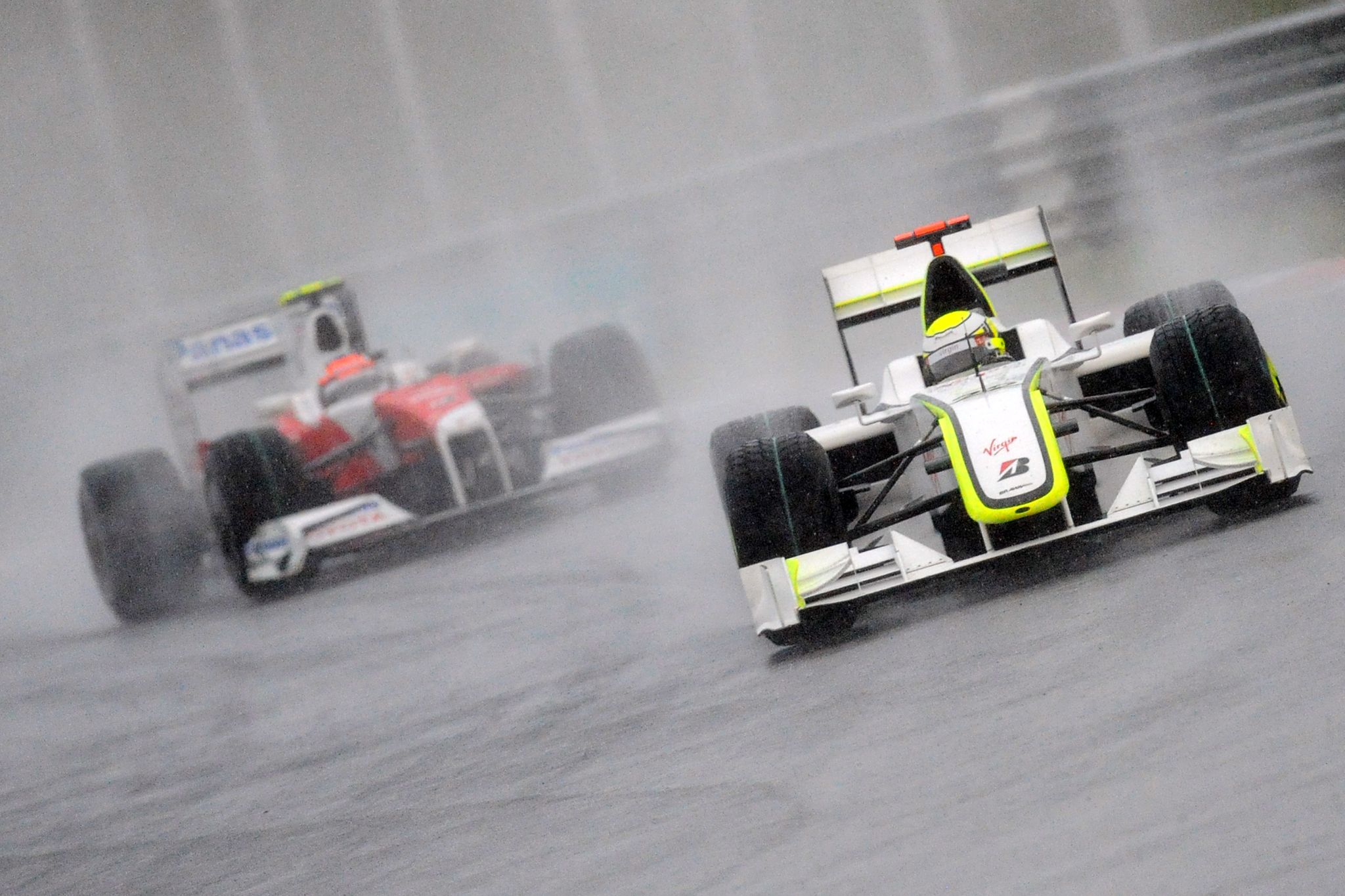 Formel 1 - GP Malaysia - Button/Glock