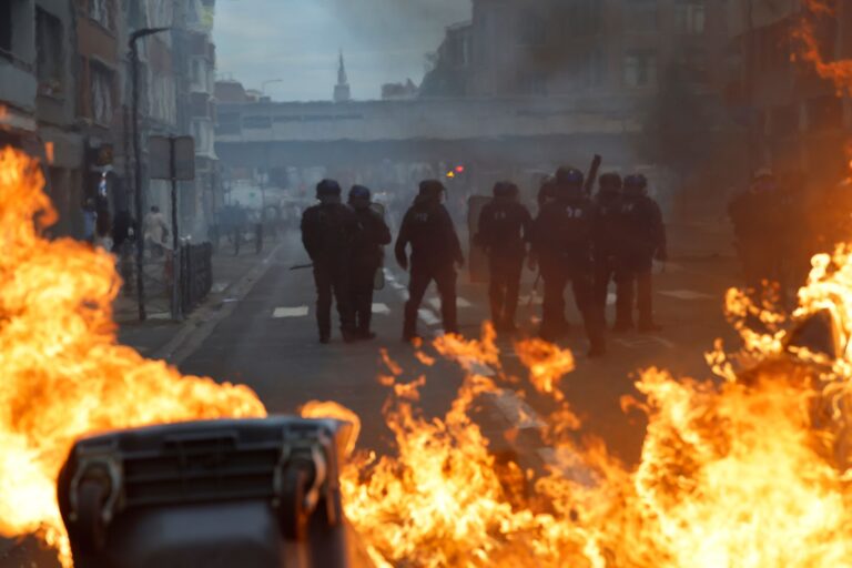 Schulproteste in Frankreich
