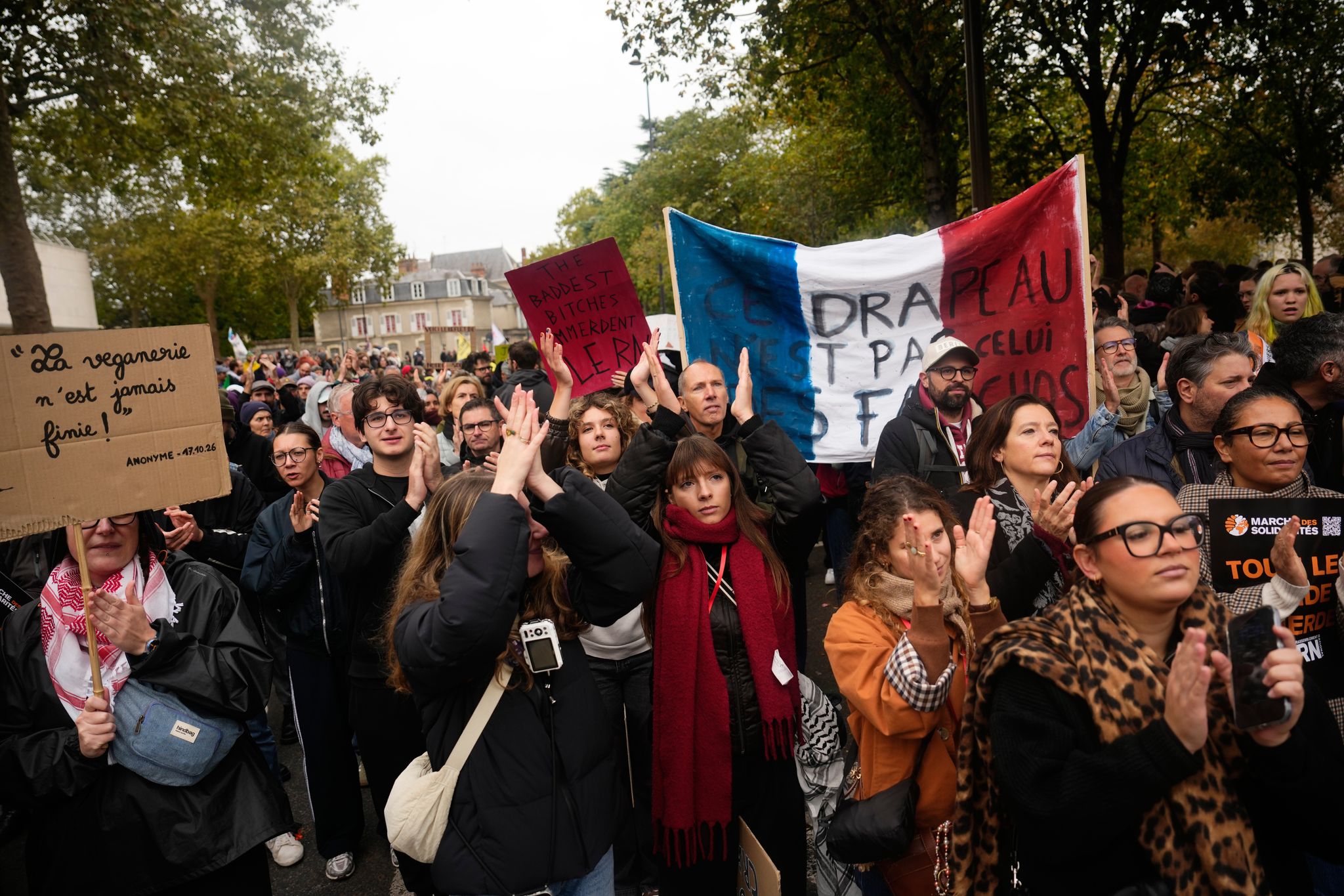 Parteitag des Rassemblement National - Proteste