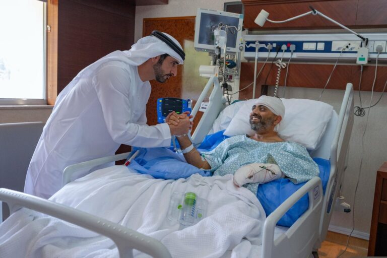 Der Kronprinz von Dubai und Flugkapitän Smit Machchhar