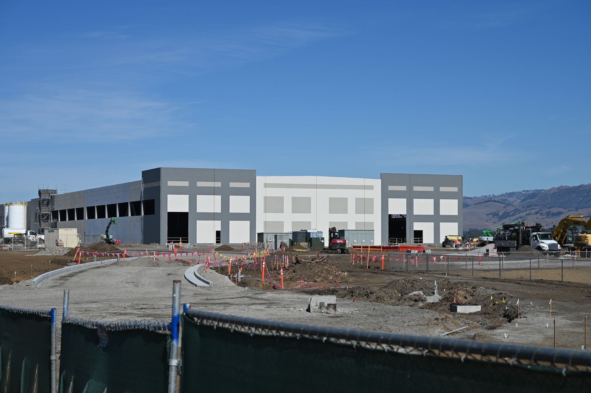 Baustelle Rechenzentrum Amazon
