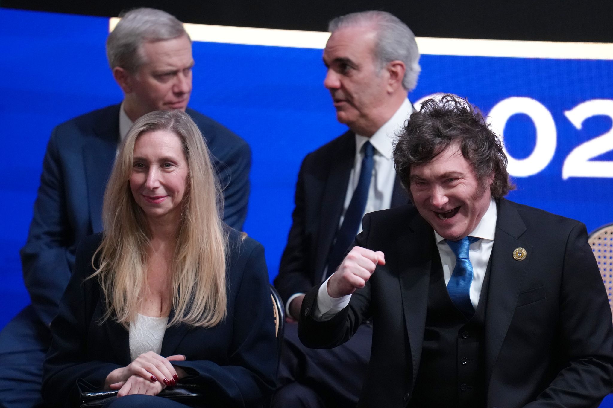 Javier Milei und seine Schwester Karina Milei