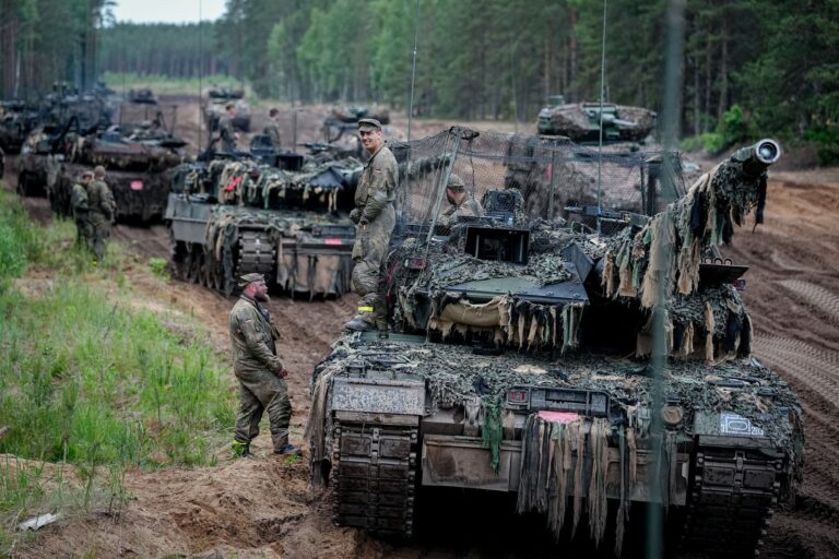 Übung der Panzerbrigade 45 Litauen