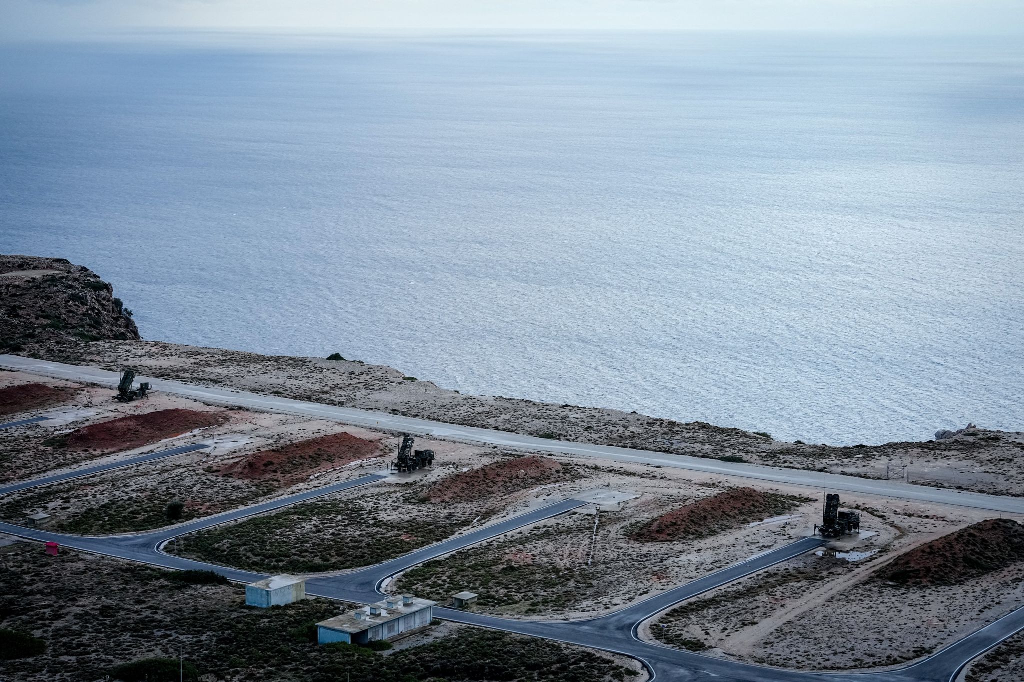 Scharfes Schießen der deutschen Luftverteidigung auf Kreta