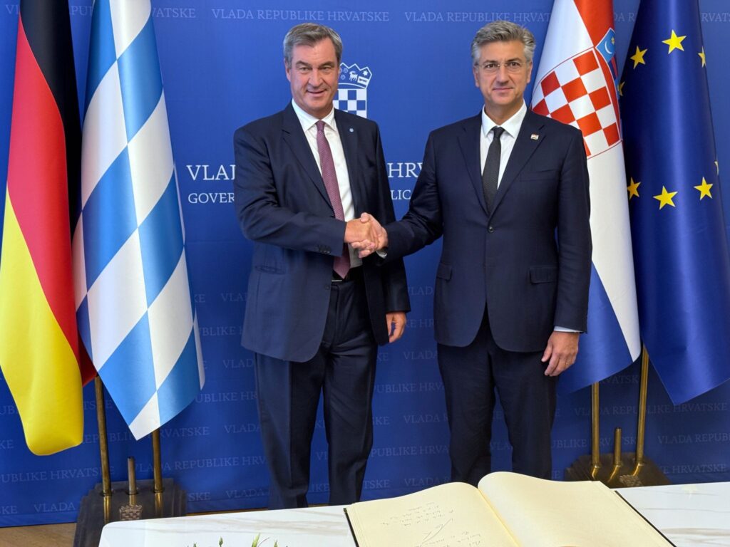 Ministerpräsident Söder in Kroatien