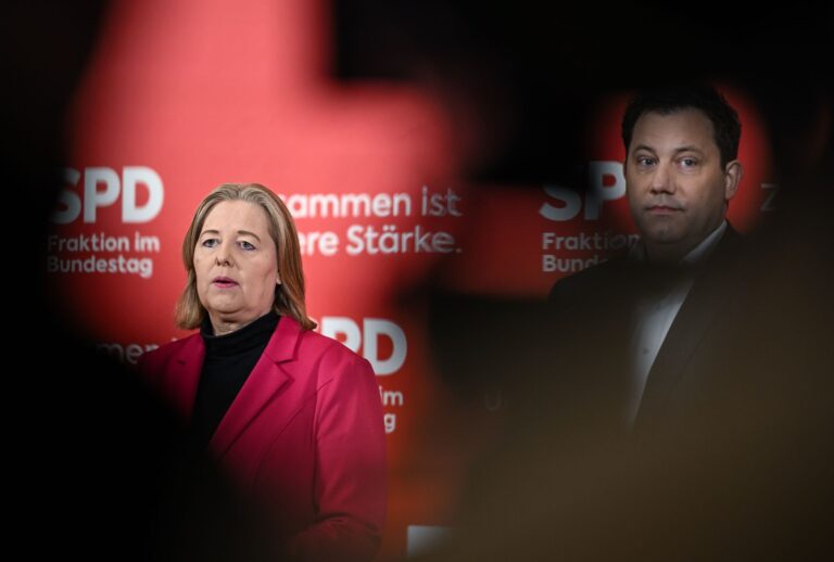 Die SPD-Parteichefs Bärbel Bas und Lars Klingbeil. (Archivbild)