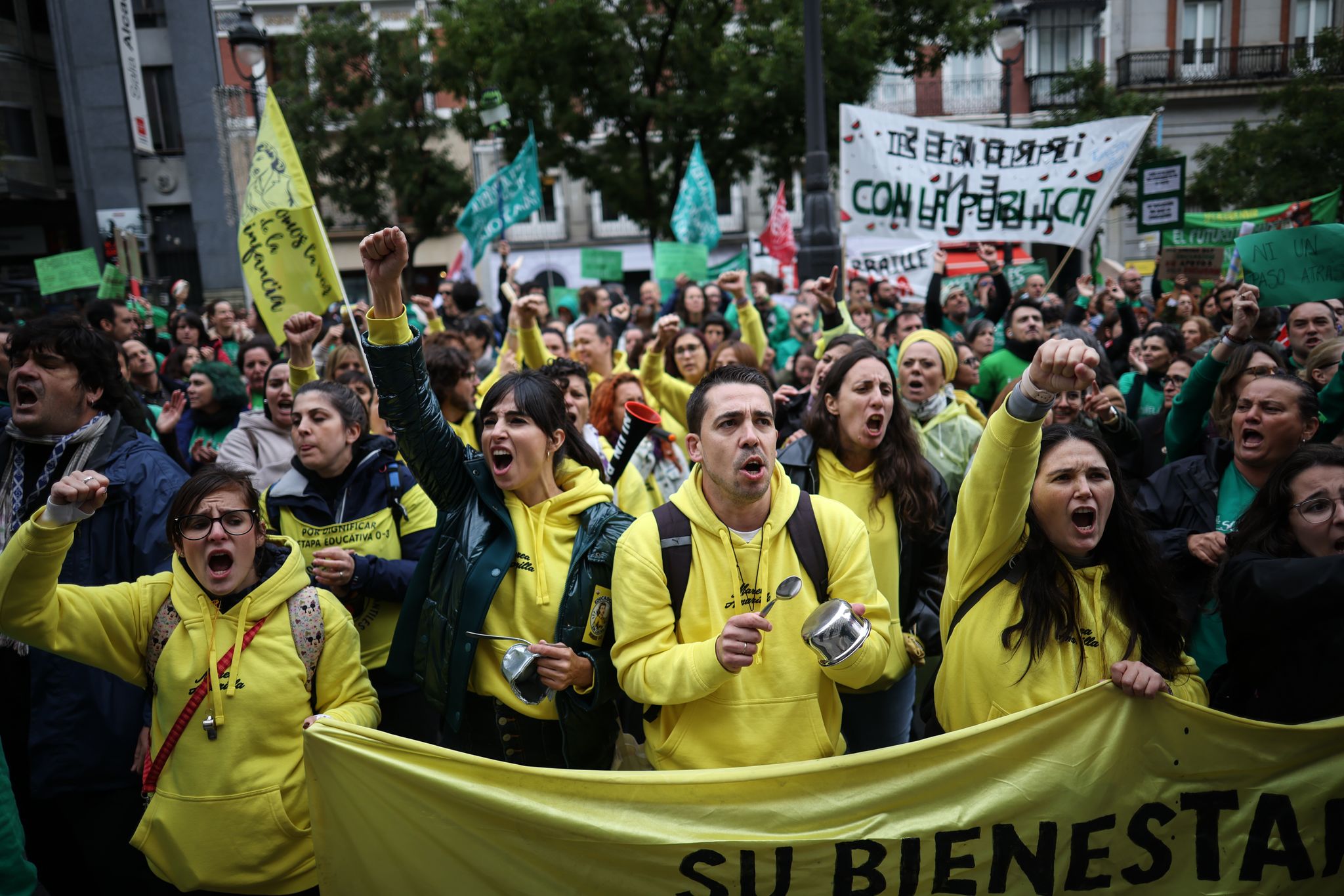 Proteste in Madrid